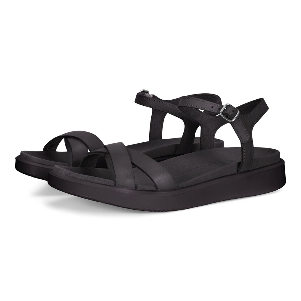 Sandalias Mujer - ECCO Yuma Crossover Staps - Negros - EPH275614